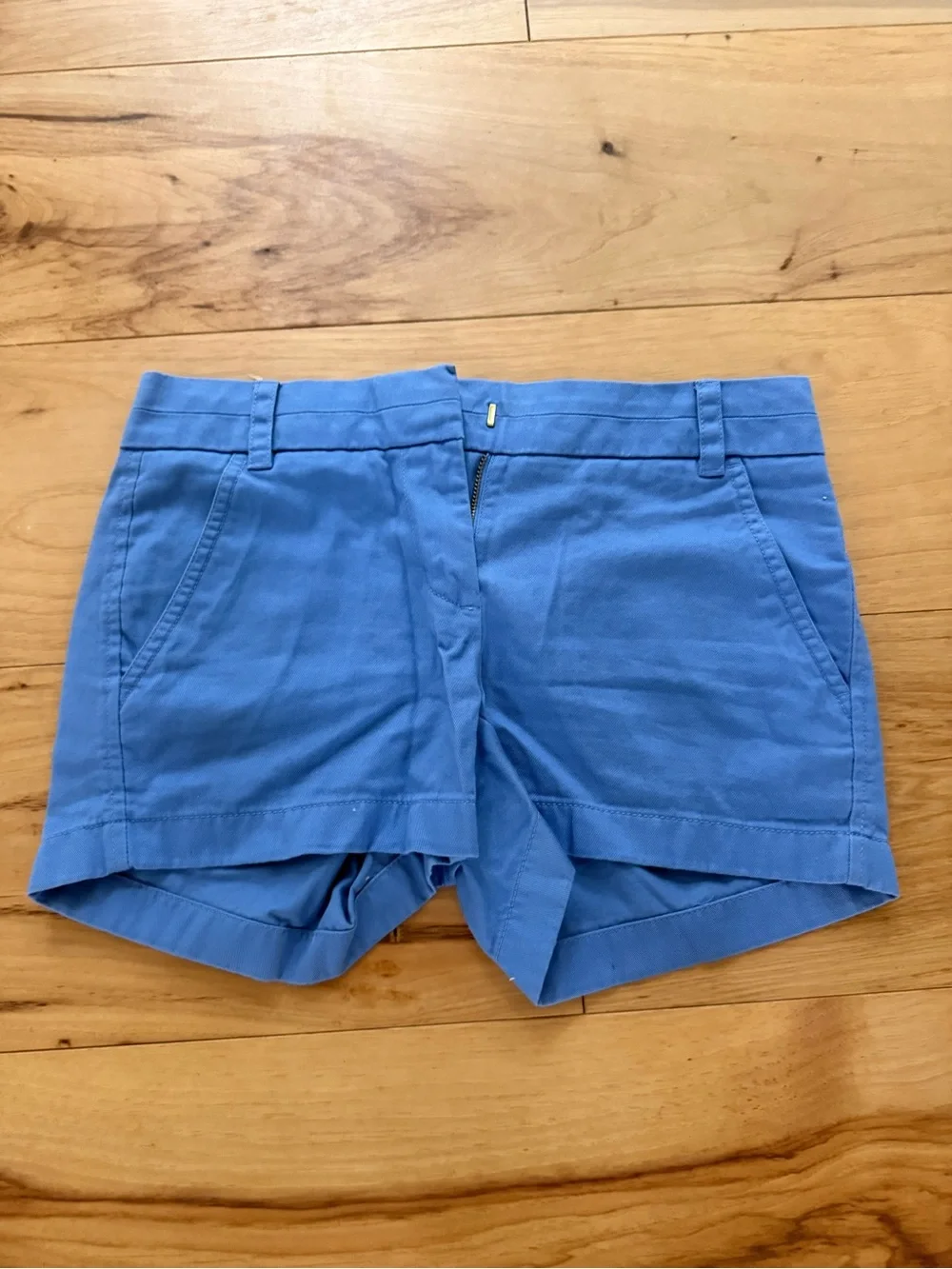 JCREW chino shorts harbor blue size 000